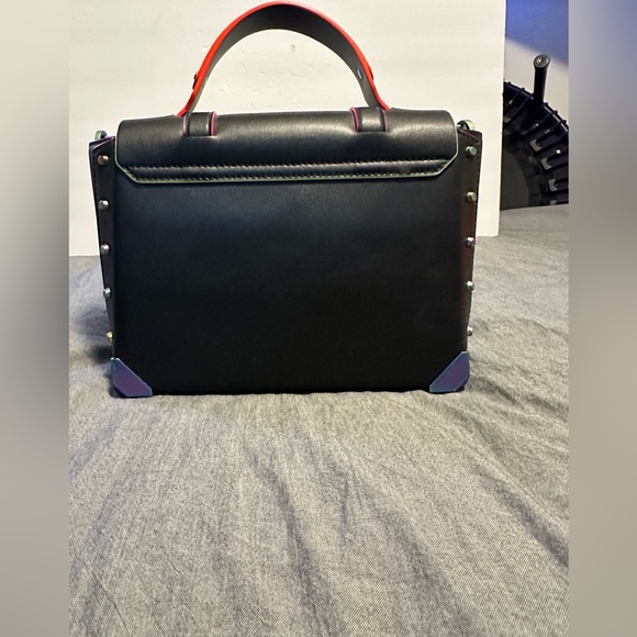 Manhattan Medium Contrast-Trim Leather Satchel 
By MICHAEL KORS - Picture 5 of 15